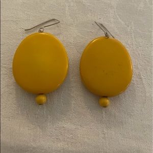 Hi- grade plastic disc earrings